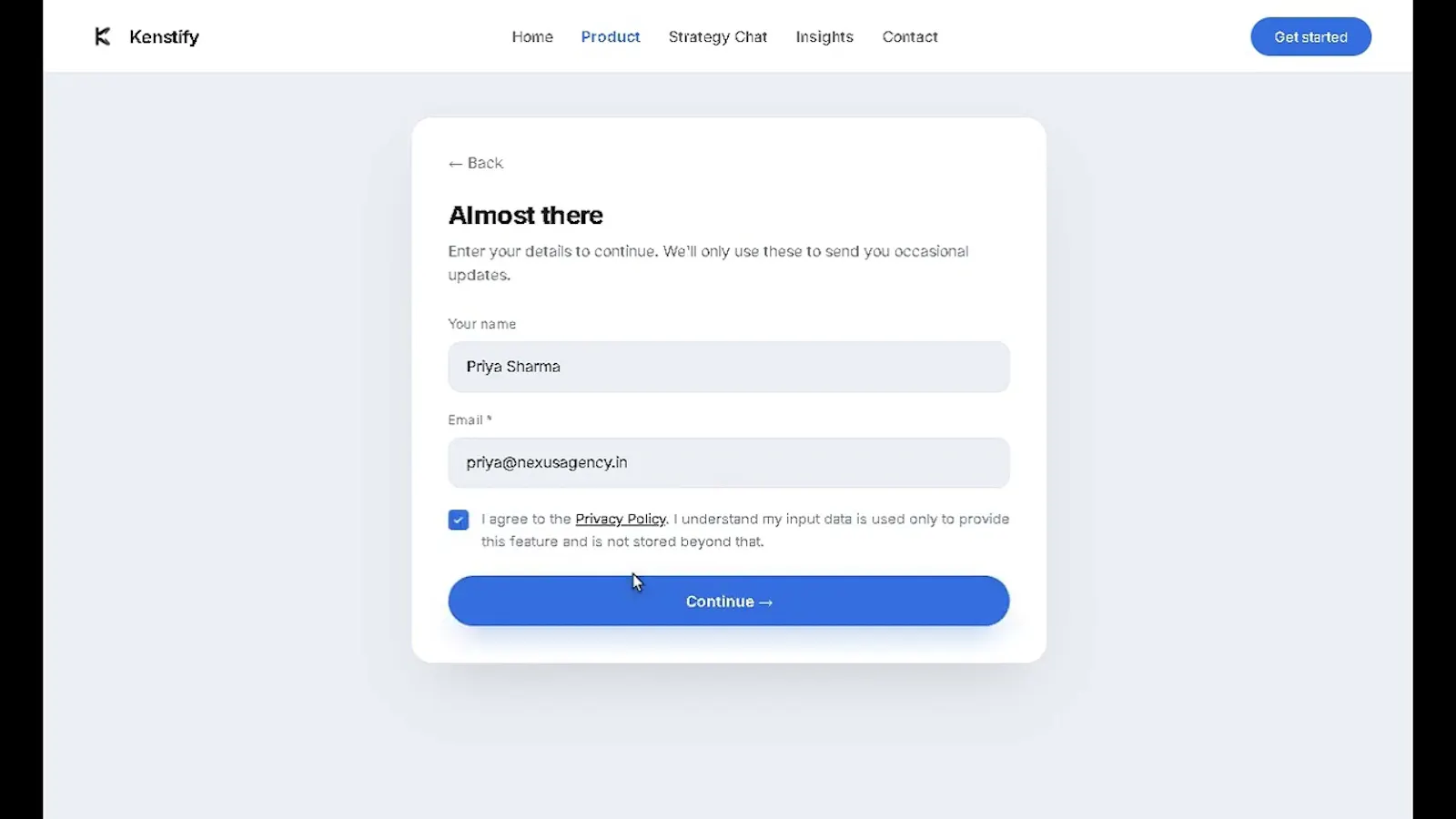 Kenstify screenshot 1 (video preview)