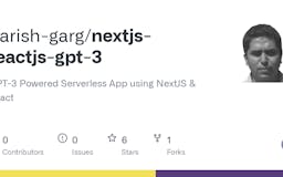Serverless NextJS/GPT-3 Template media 2