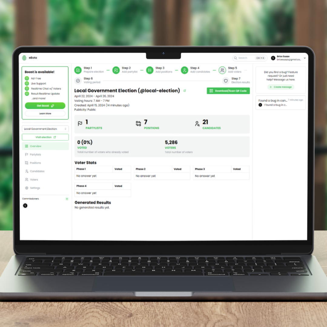 Eboto - Uw one-stop online stemoplossing media 3