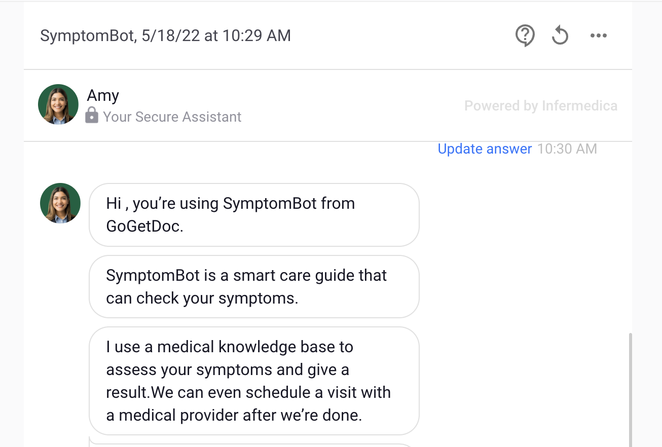 SymptomBot gallery image