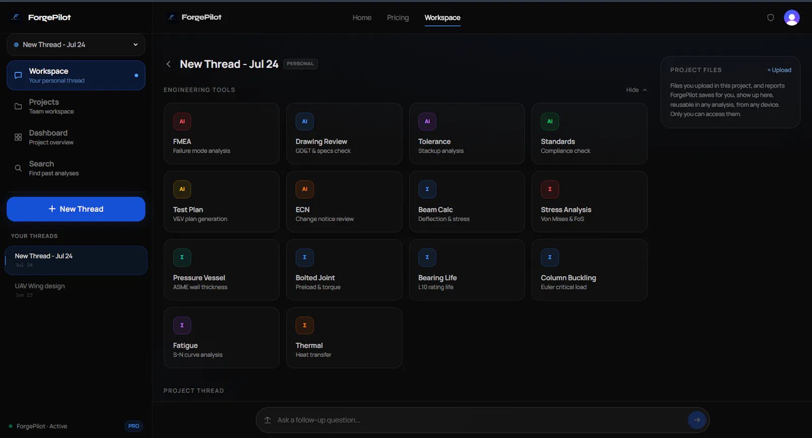 ForgePilot screenshot 2