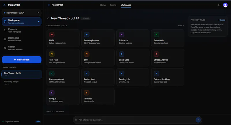 ForgePilot screenshot 2