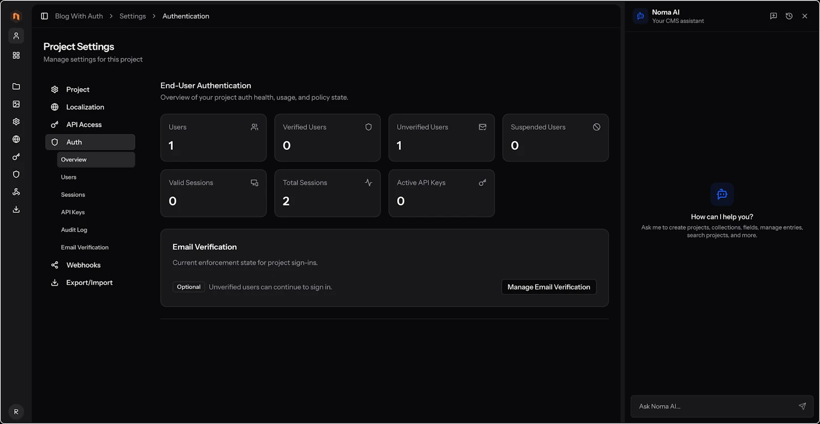 NomaCMS screenshot 12