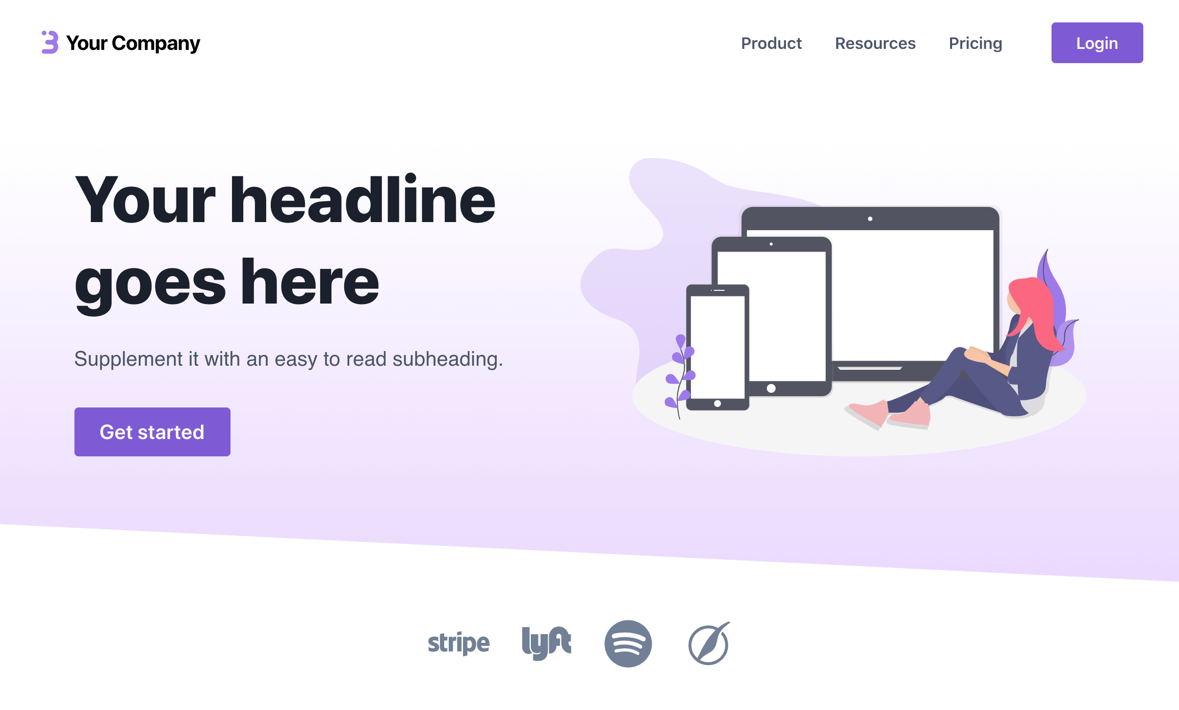 React Tails gallery image