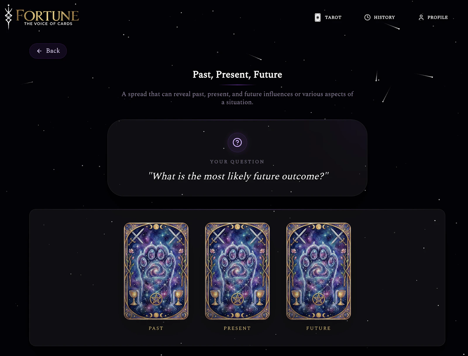 Fortune Cards screenshot 3