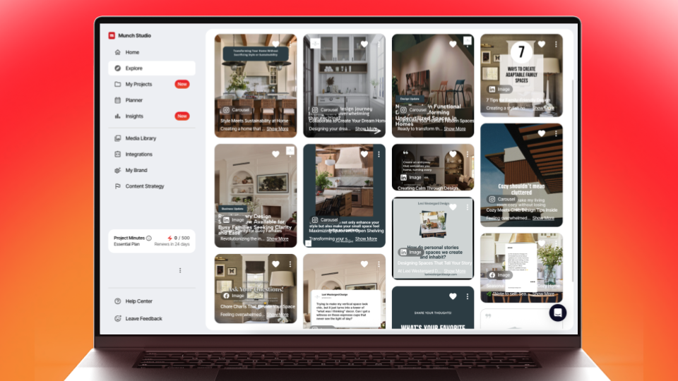 Munch Studio - Screenshot 2 showing product features and functionality