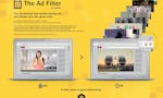 D&AD Ad Filter - a browser extension, blocks annoying ads and replaces them with the best of Advertising. image