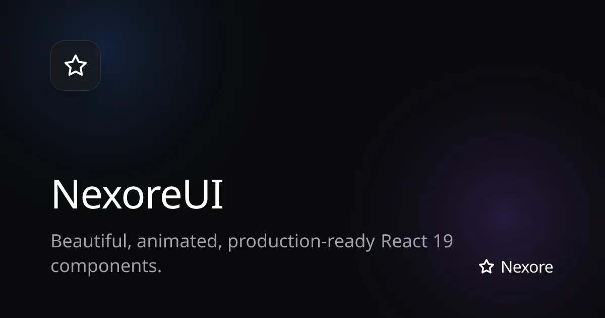 NexoreUI gallery image