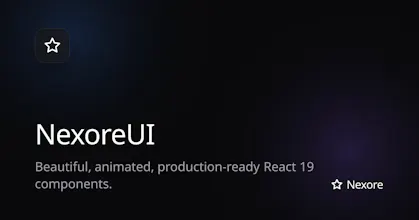 NexoreUI gallery image