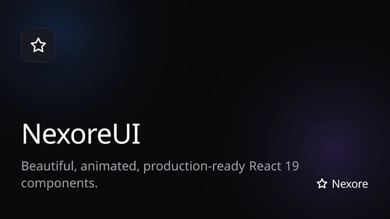 NexoreUI product