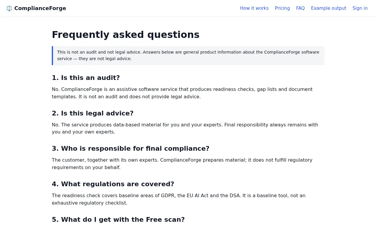 ComplianceForge gallery image