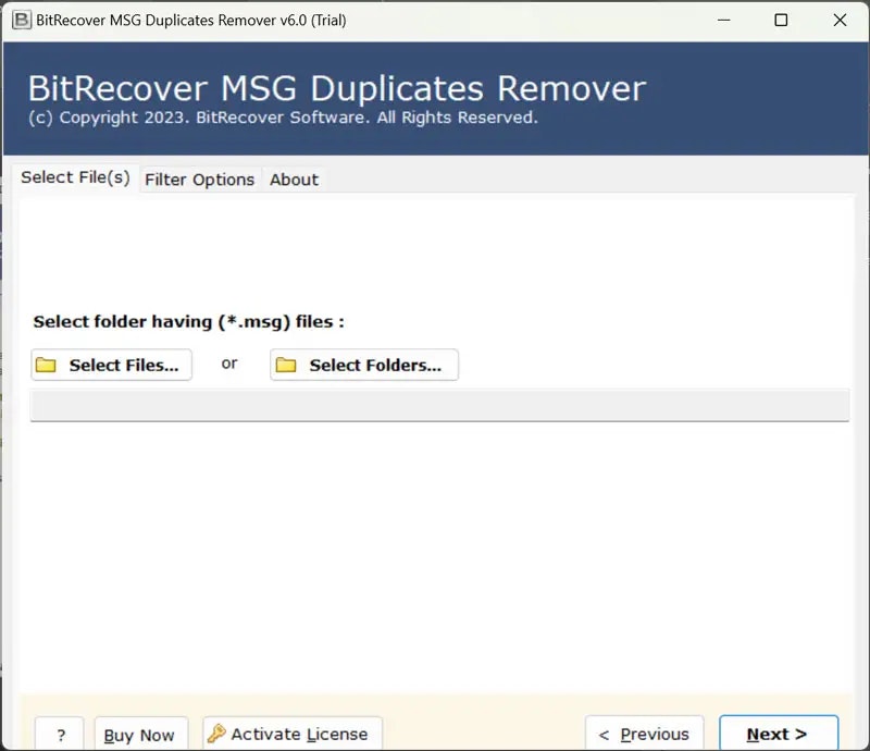 MSG DOPLICE RETOVER - Bulk Identische MSG -Dateien mit vollständiger Genauigkeit löschen Medien 3