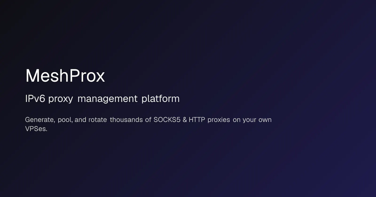MeshProx screenshot 2