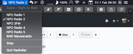 RadioBar gallery image