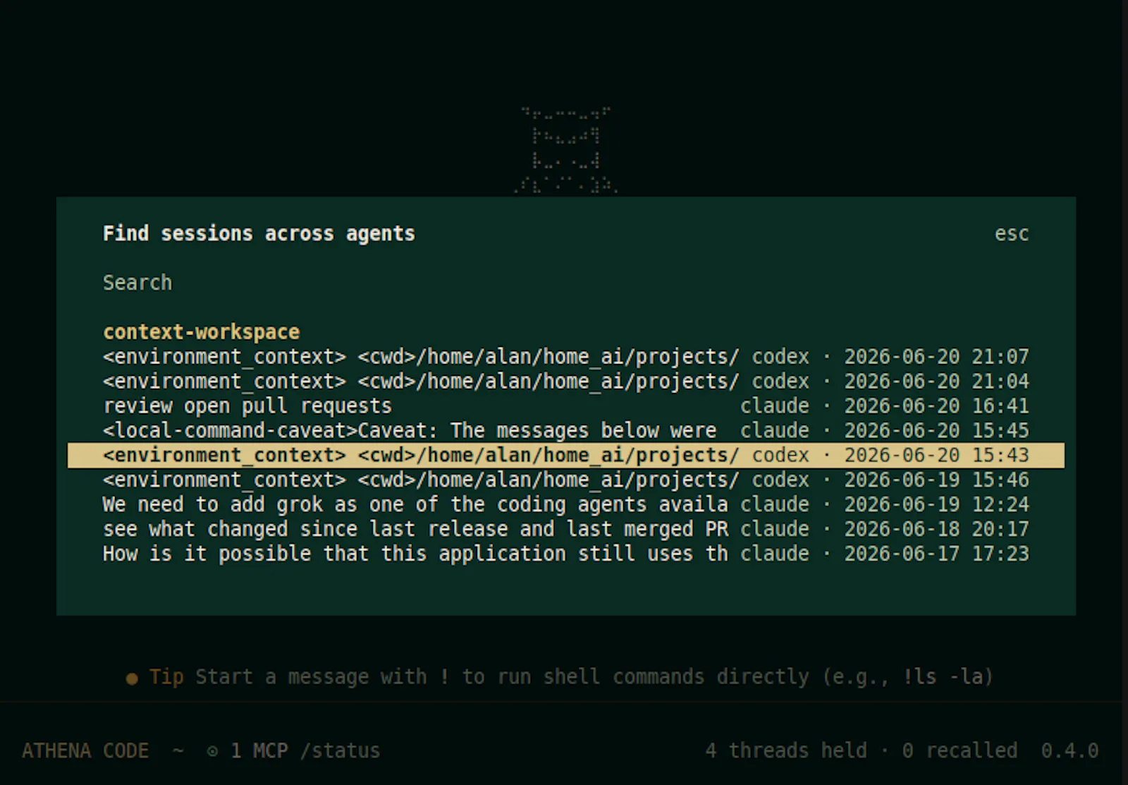 Athena Code screenshot 3