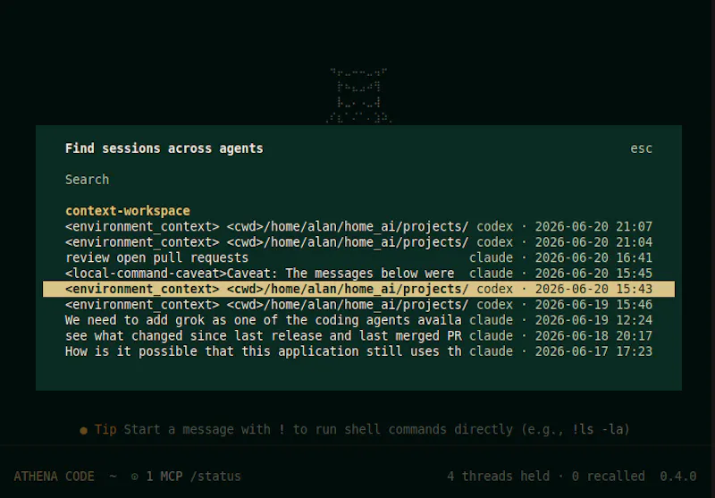 Athena Code screenshot 3