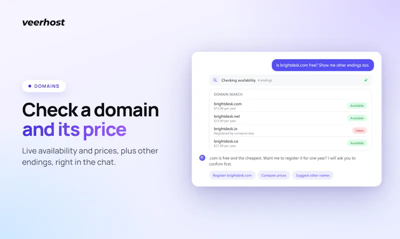 VeerHost screenshot 2