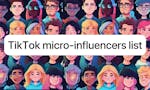 TikTok micro-influencers list image