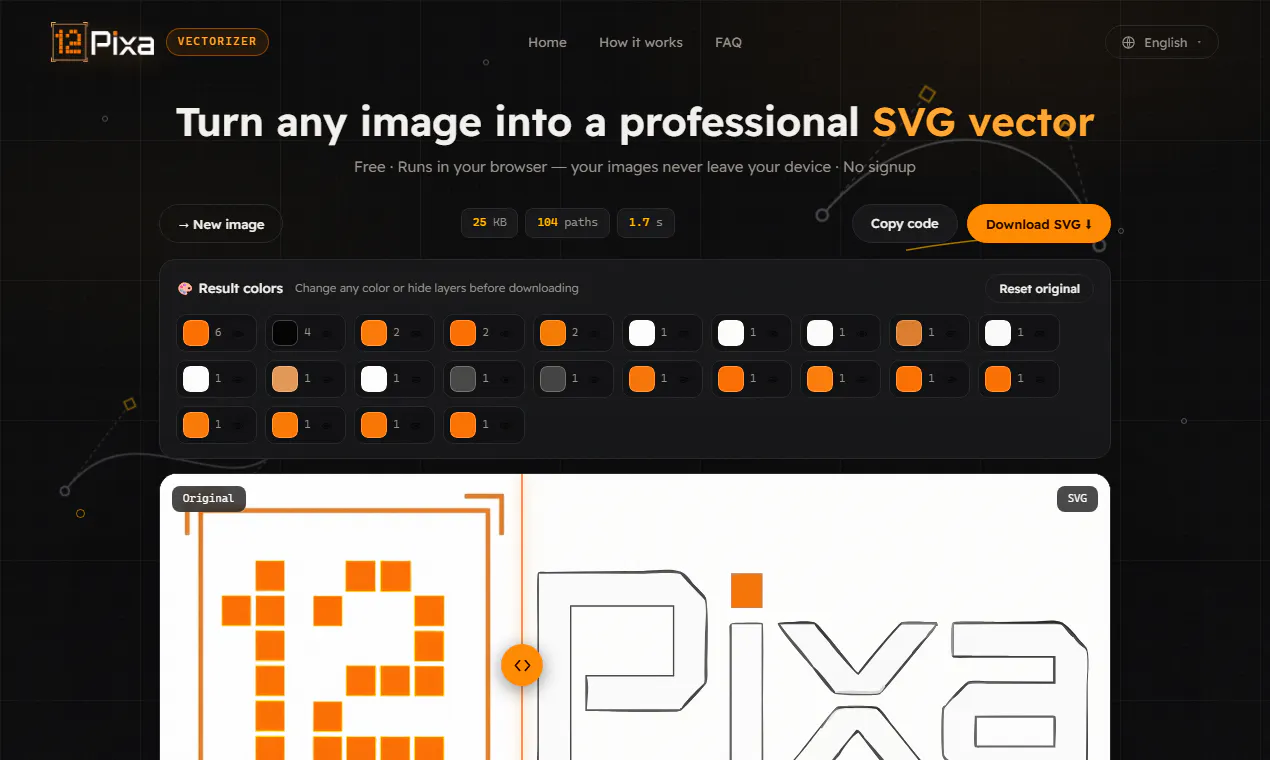 12pixa Vectorizer gallery image