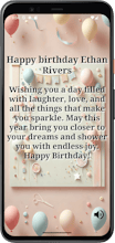 Personalize Musical Android Birthday App gallery image