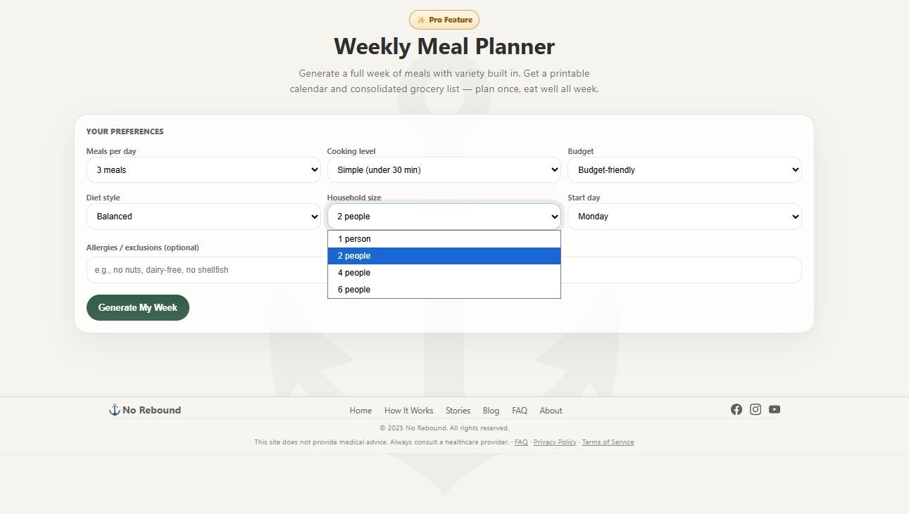 No Rebound - Screenshot 4 showing product features and functionality