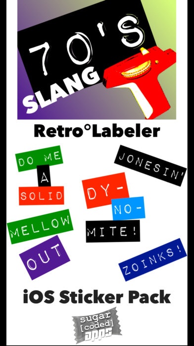 Retro Labeler Slang Stickers gallery image