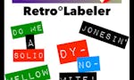 Retro Labeler Slang Stickers image