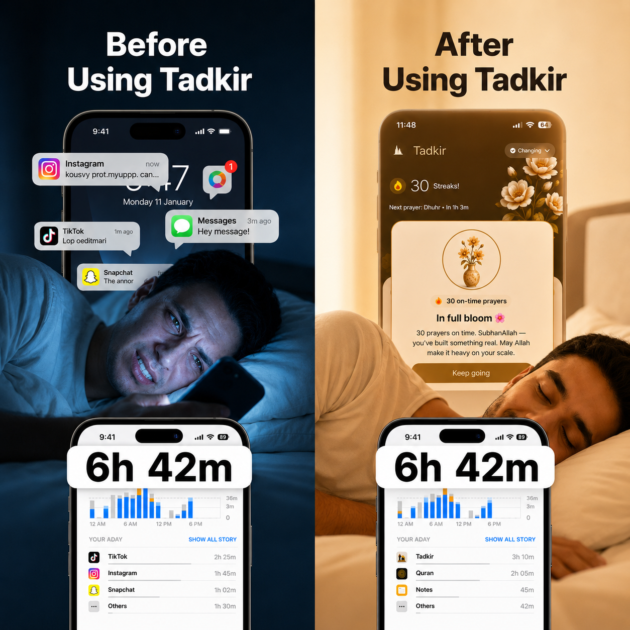 Tadkir — Prayer Screen Locker