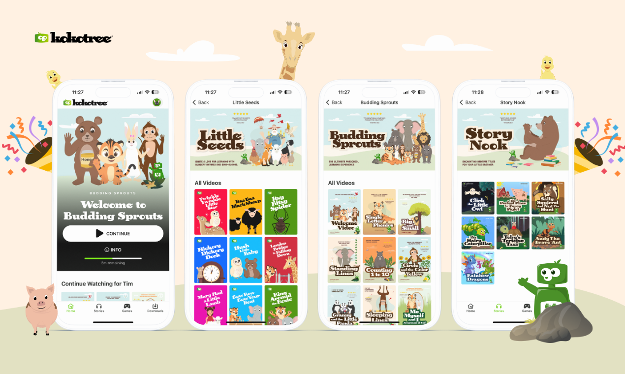 แอพ Preschool Kokotree media 2