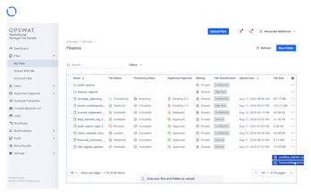 MetaDefender Managed File Transfer (MFT) gallery image