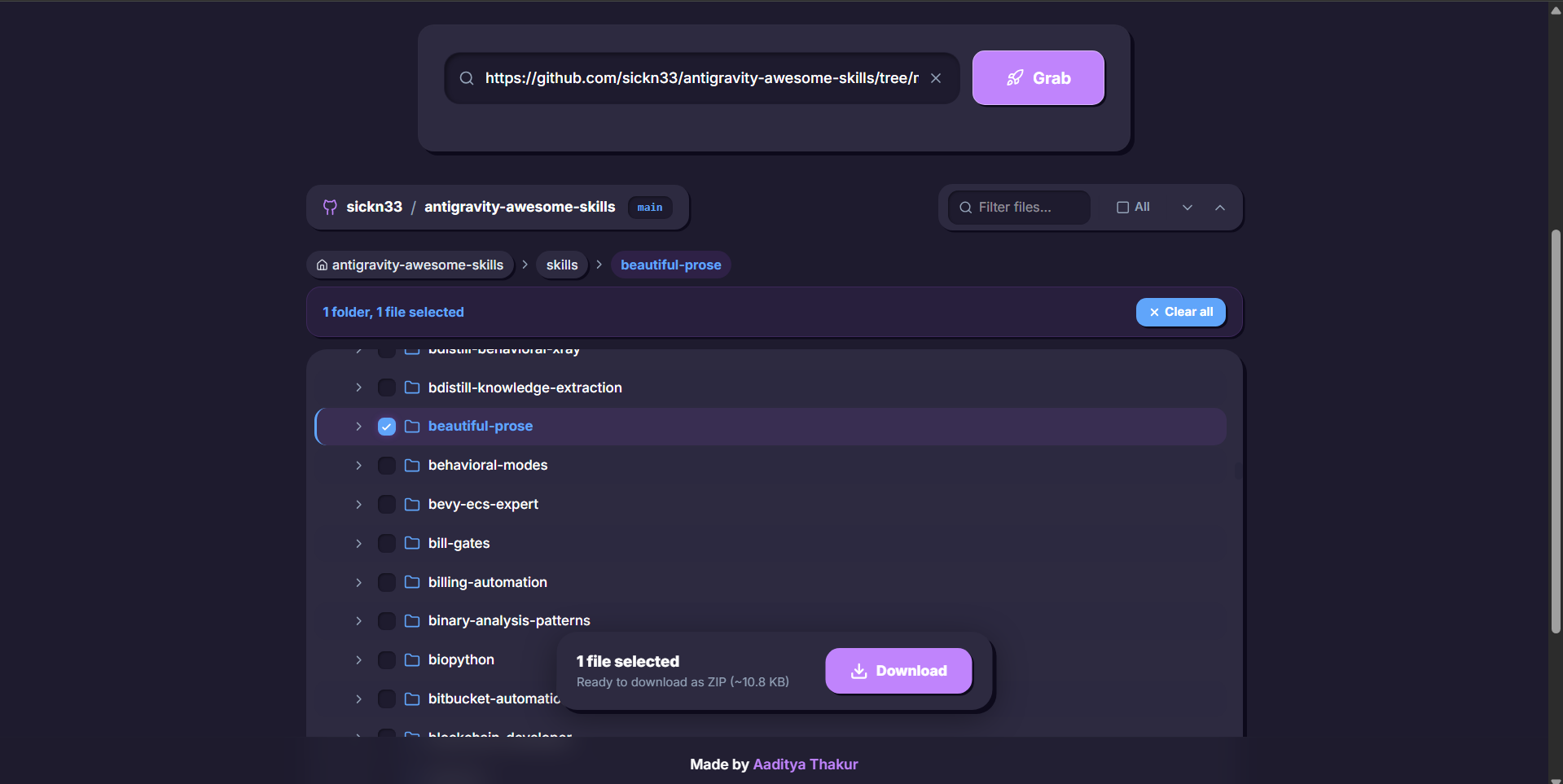 GrabGitHub gallery image