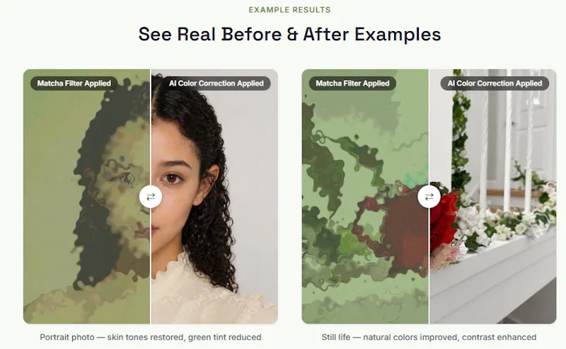 Matcha Filter Remover screenshot 3