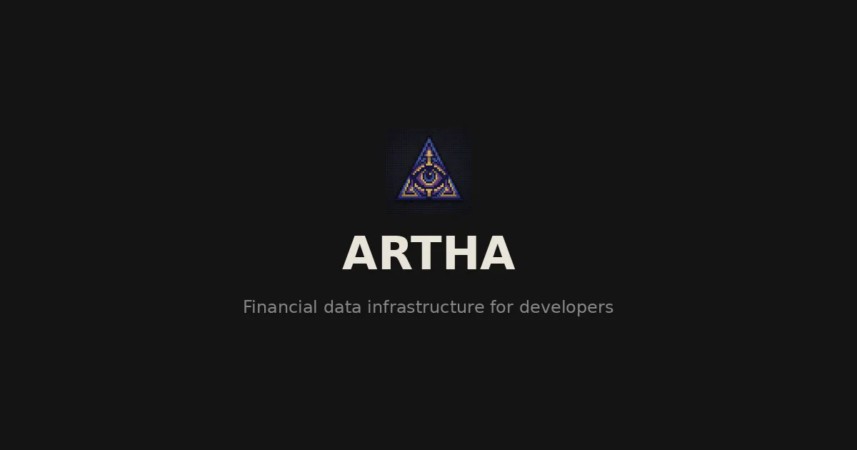 Artha 제품 배너