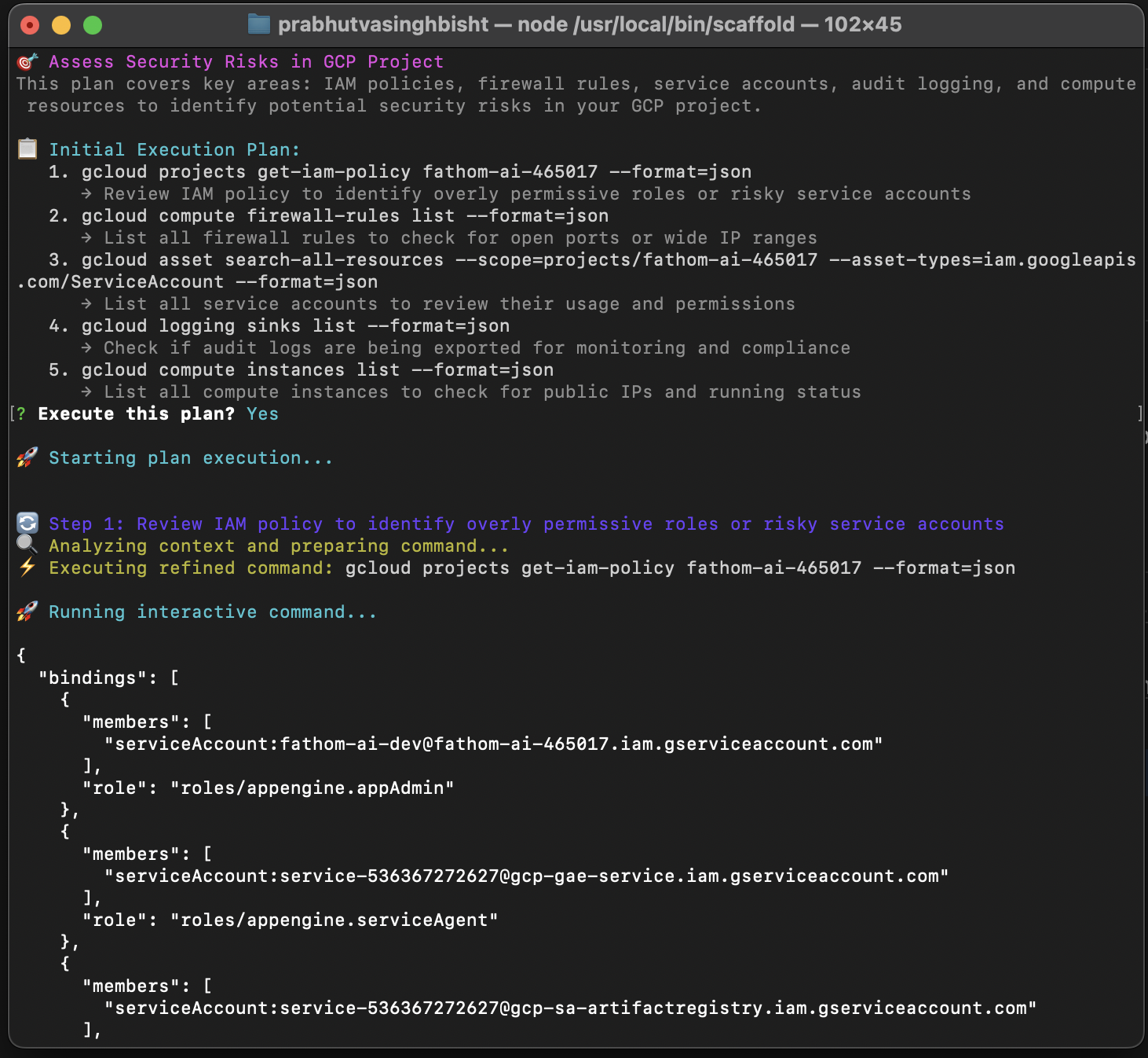 Scaffold | AI DevOps Agent - Chat with Google Cloud — right from your terminal 🚀 media 3