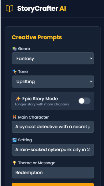 StoryCrafter AI gallery image