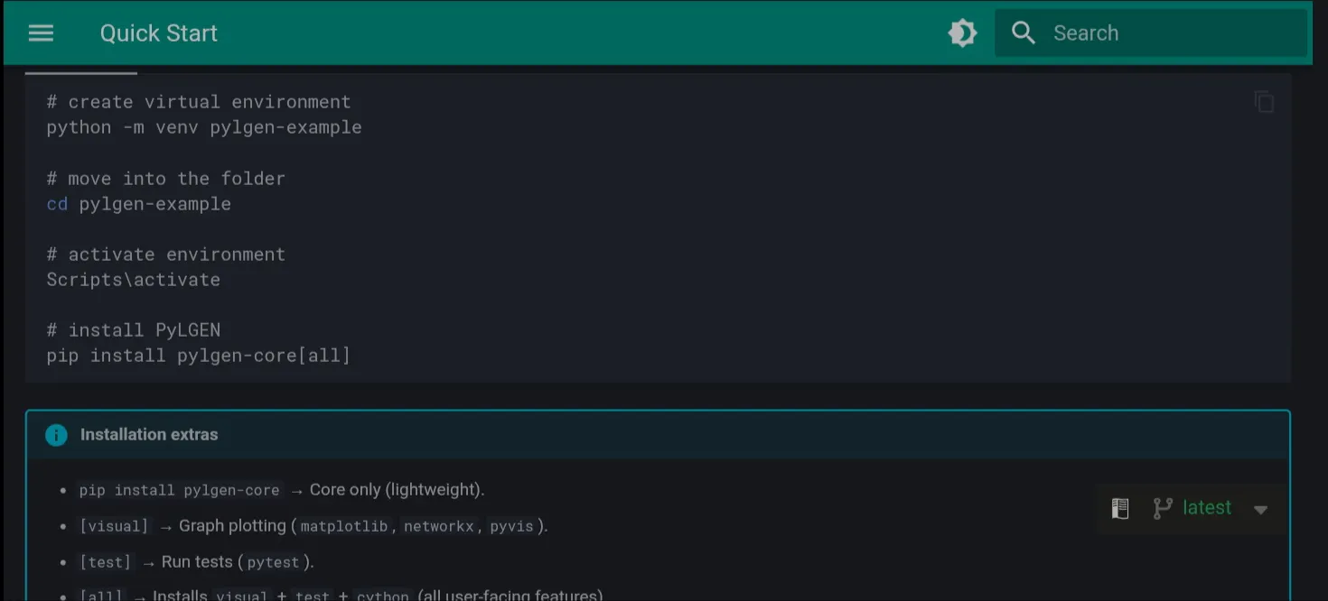 PyLGEN gallery image