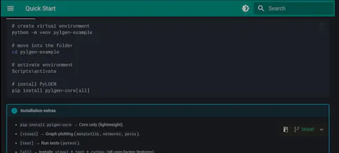 PyLGEN gallery image