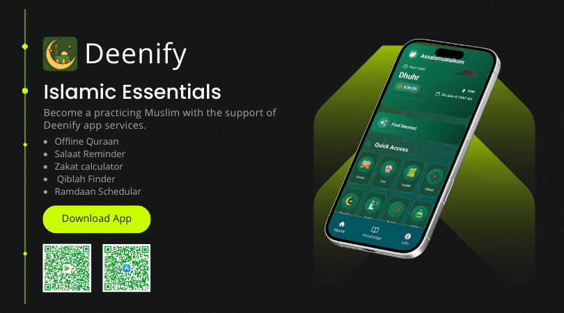 Deenify App : Islamic Essentials - Screenshot 4 showing product features and functionality