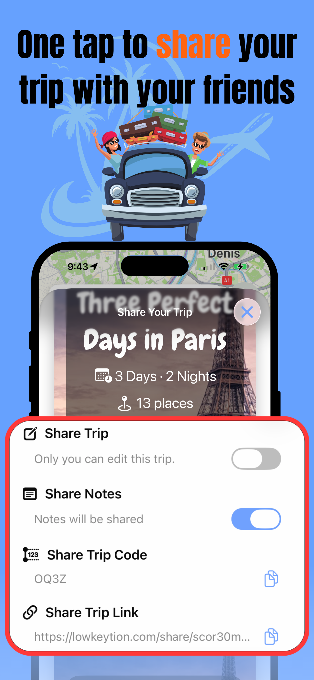 Lowkeytion - AI Travel Planner - Screenshot 3 showing product features and functionality