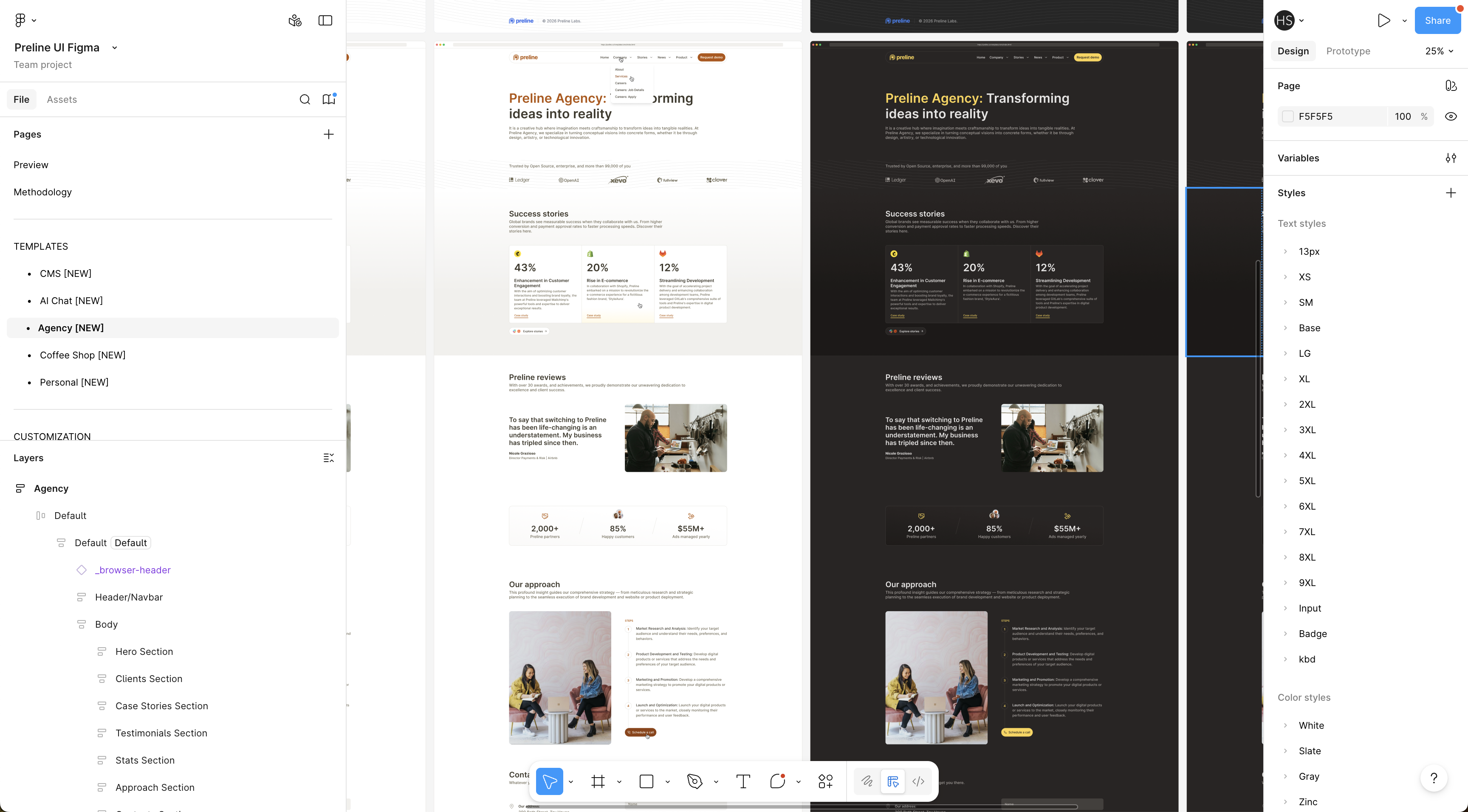 Preline UI Fimga v3.0 gallery image