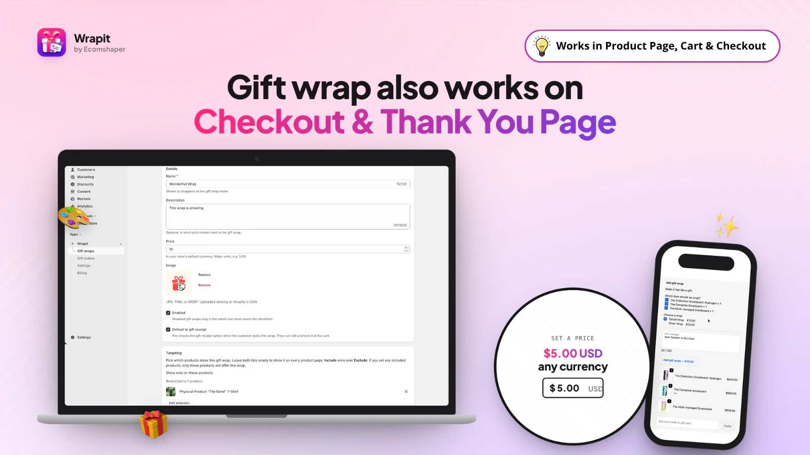 Add Gift Wrap To Any Product screenshot 3