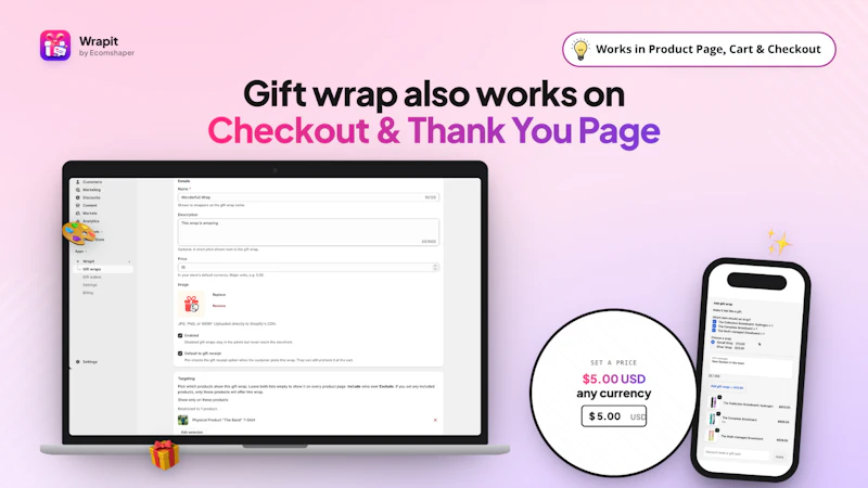 Add Gift Wrap To Any Product screenshot 3