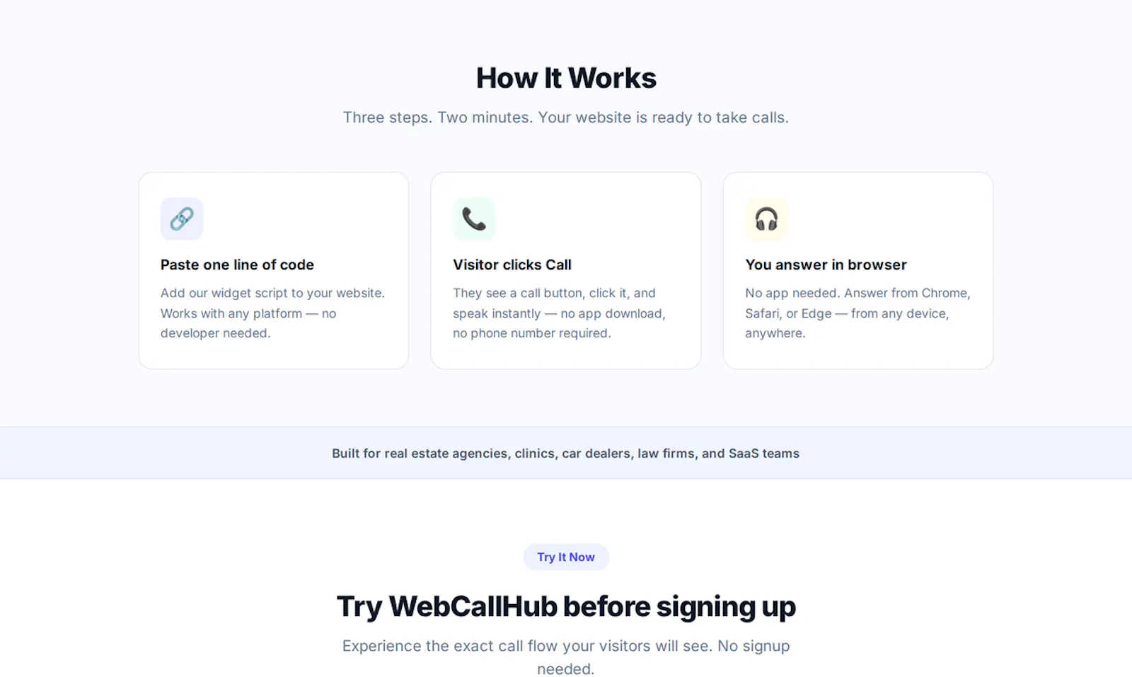 WebCallHub screenshot 4