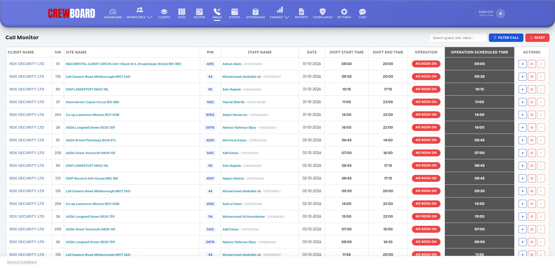 CREWBOARD -Security Workforce Management gallery image