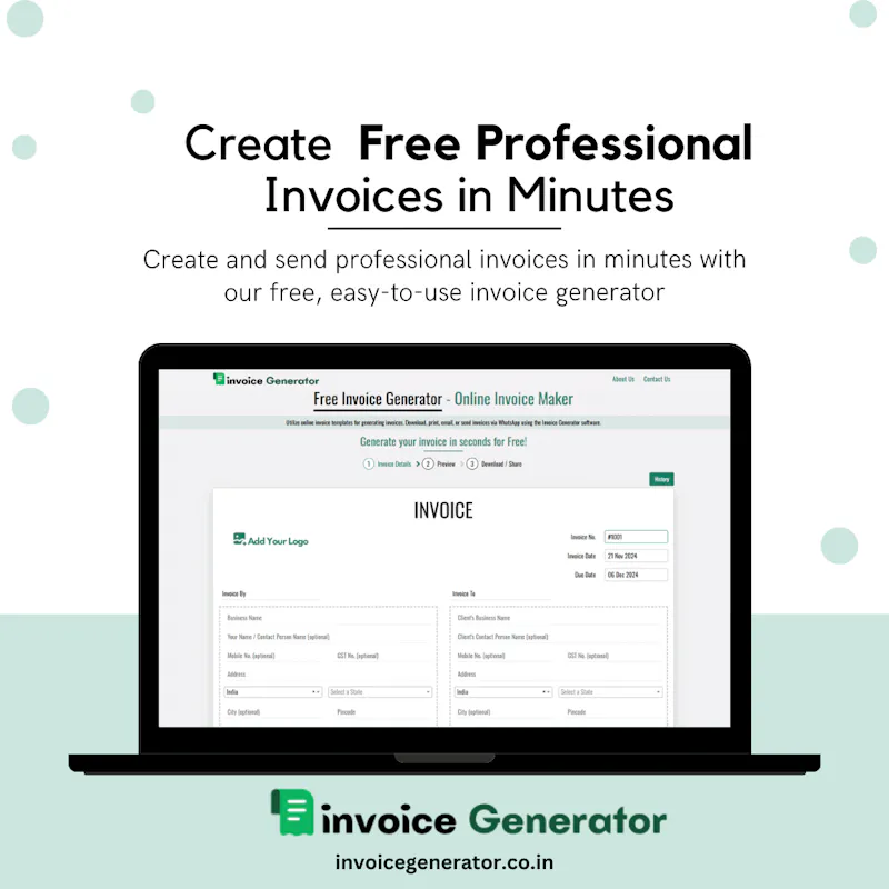InvoiceGenerator screenshot 1
