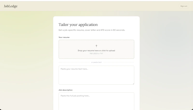 JobLedge screenshot 1