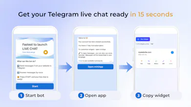 Telegram Live Chat for Websites gallery image