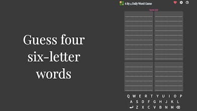 6 By 4 Daily Word Game gallery image