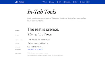 In-Tab Tools gallery image