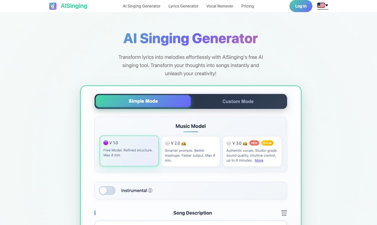 AI Singing gallery image
